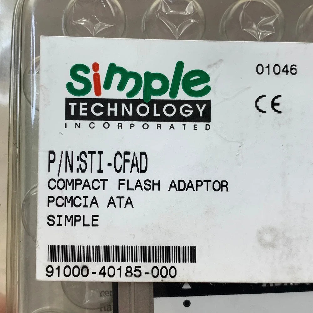 Simple Technology‎ STI CFAD Compact Flash Adapter PCMCIA ATA Memory Upgrade